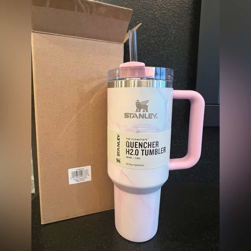 Brand New In Box Stanley Pink Watercolor Tulle 40 oz Target Exclusive